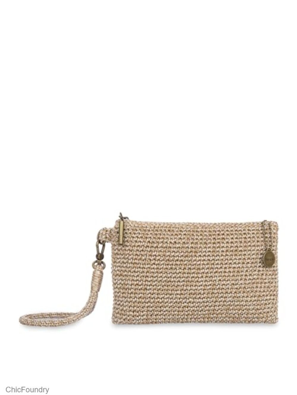 Hand Crochet Wristlet Purse Phone Wallet Vegan Lining Small Everyday